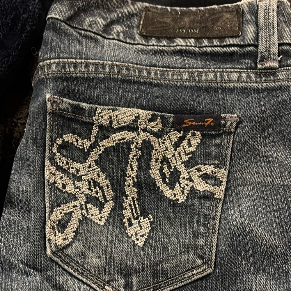 Seven 7 for all jeans size 4 excellent shape boot cut